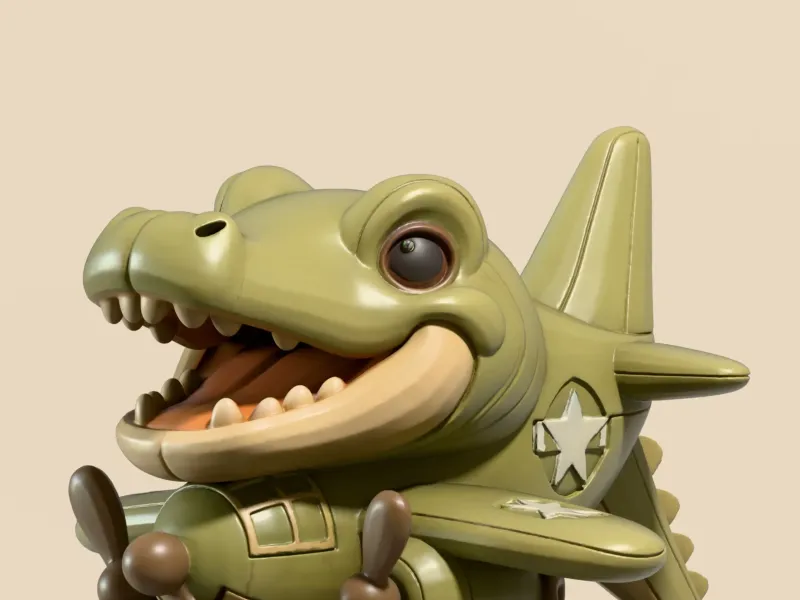 Bombardino Cocodrilo Fan Art