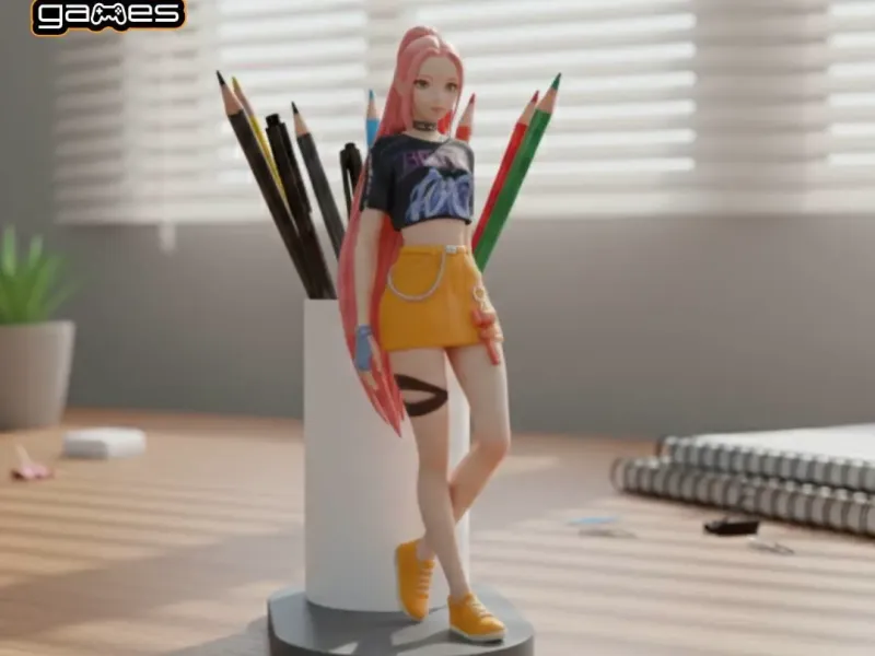 Penholder Kpop Demon Hunter Mira