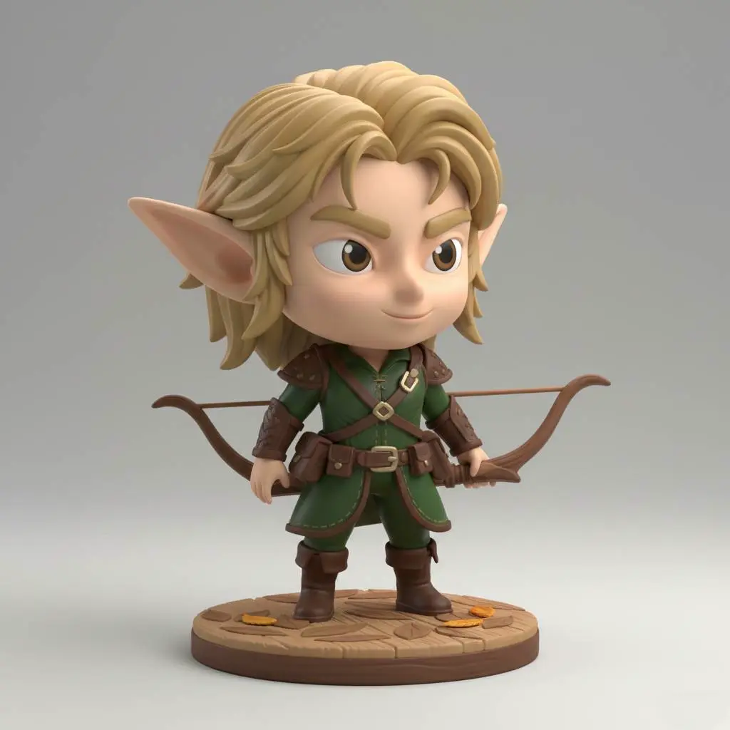 Chibi Modular Wood-Elf Ranger Collection