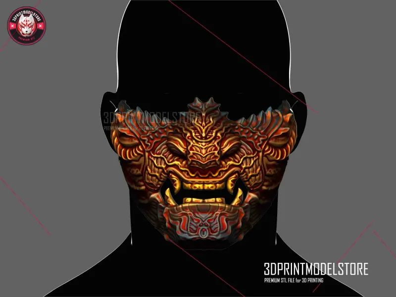 Oni Samurai Mask - Ghost of Tsushima Cosplay Halloween