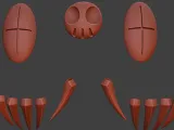 Blitzo claws, palm and neck STL for cosplay-0