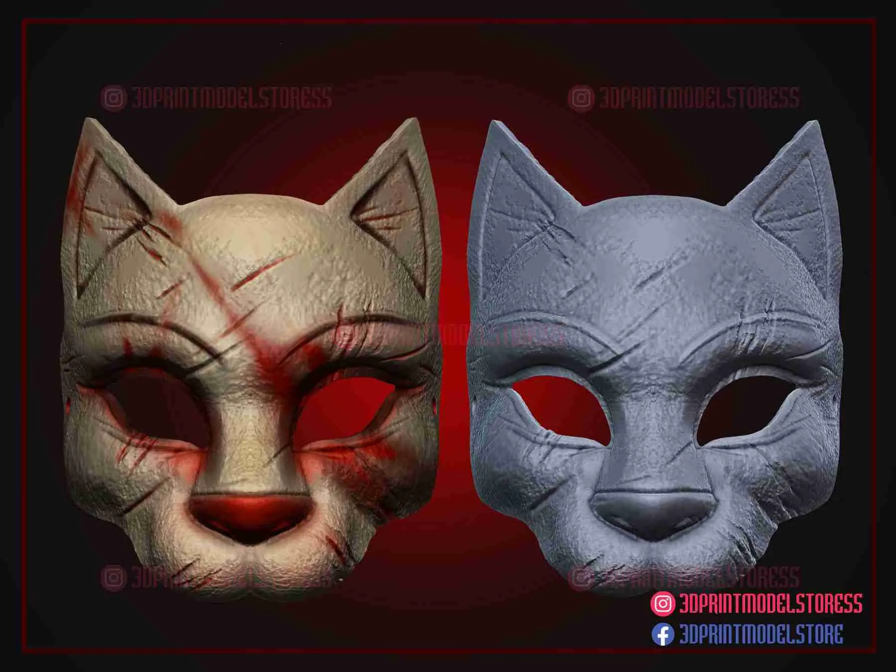 Dead by Daylight - Huntress Cat Mask - Halloween Cosplay
