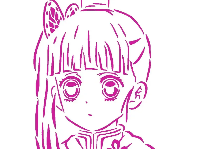 Kanao Tsuyuri stencil 1