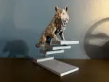 Wolf on Stairs-2