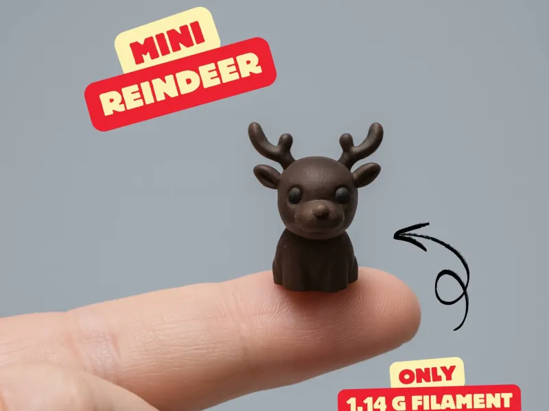 MINI REINDEER / CHRISTMAS MINI FIGURE