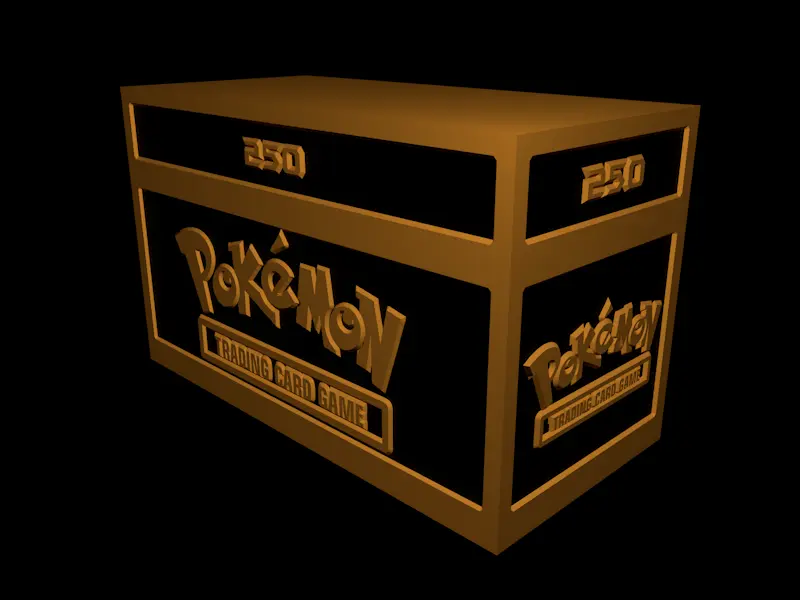 Card Box V2 - Pokemon - 250 Cards (Sleeved)