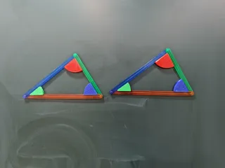 全等扣條角度標記