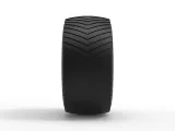 Rear wheel from Pulling tractor 3 Scale 1:25-1