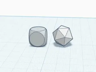 Print in place dice