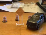 1/64 scale Road work sign-2