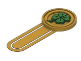 3D Printed Clover Bookmark - Lucky Reader Clip-3