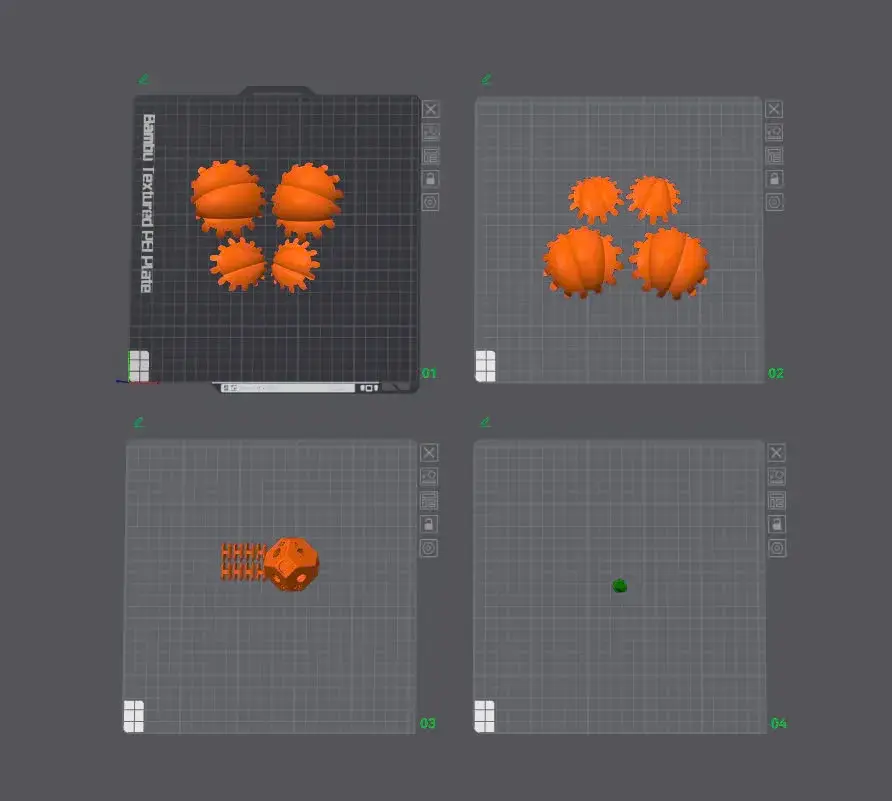 Pumpkin Gear Fidget Toy