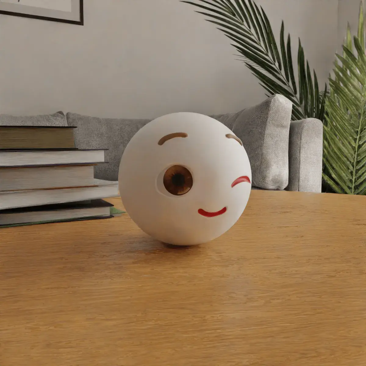 cute smiley face for desk decoration