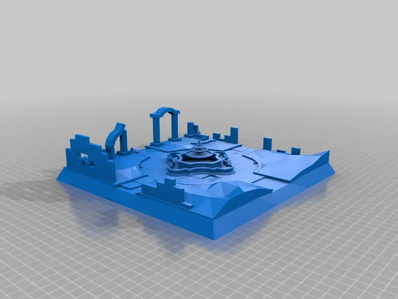 pequeno diorama de exibição AoS - terreno