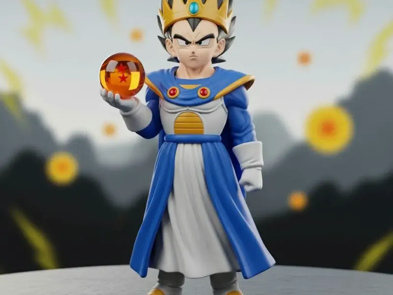 Vegeta como Rey Mago