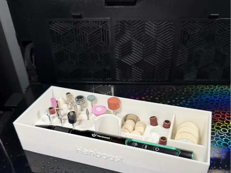 Rotary tool storage box