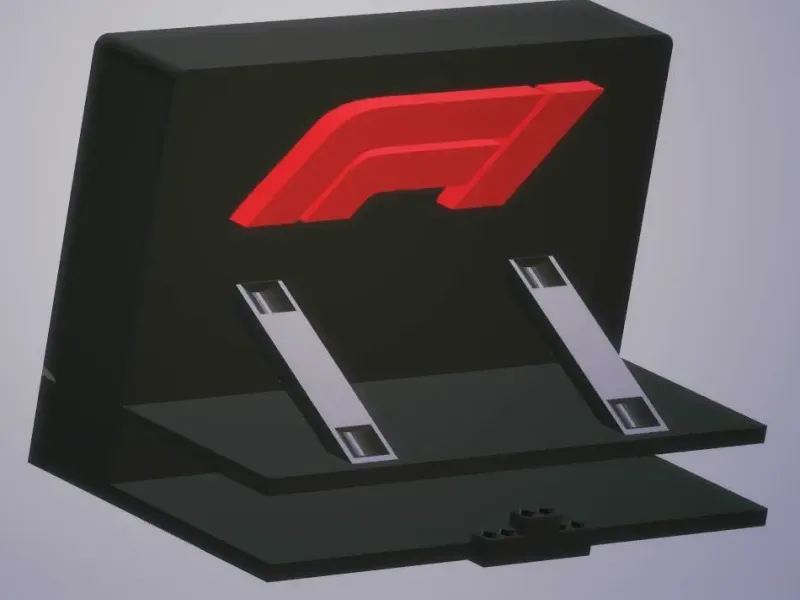 Lego F1 Formula Champions Display Stand For 2024 Model.