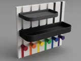 Modular Key and Accessories Wall Holder-9