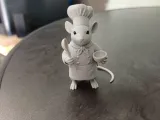 Estatueta de Camundongo Chef-6