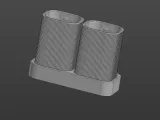 Toothbrush holder with stand-4