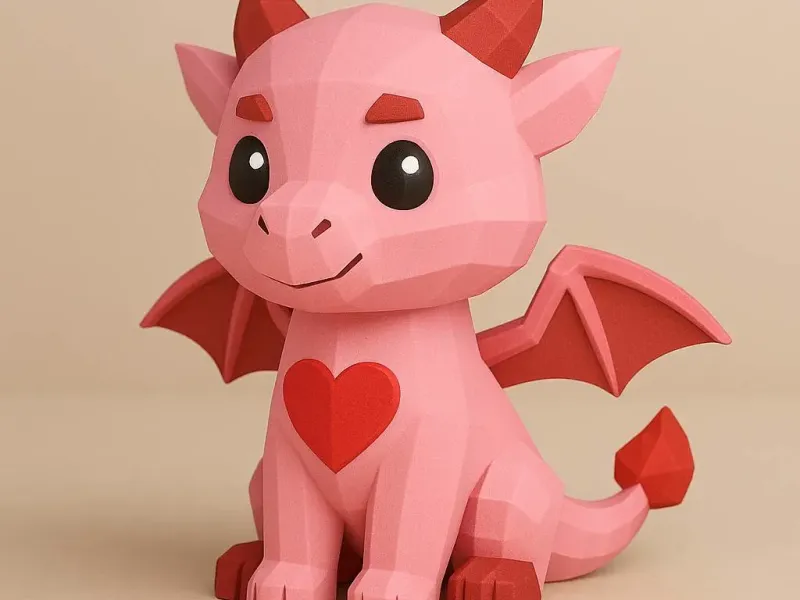 Mini Heart Dragon