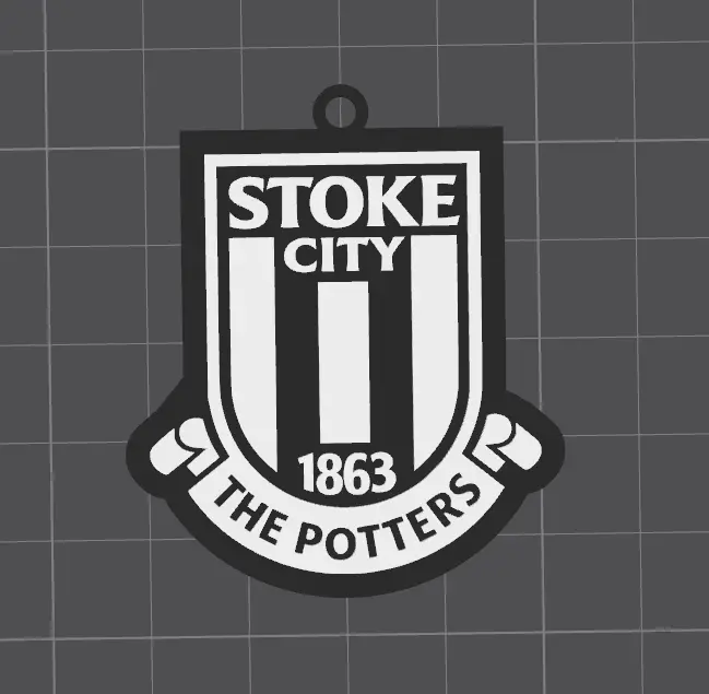 Stoke City Keychain