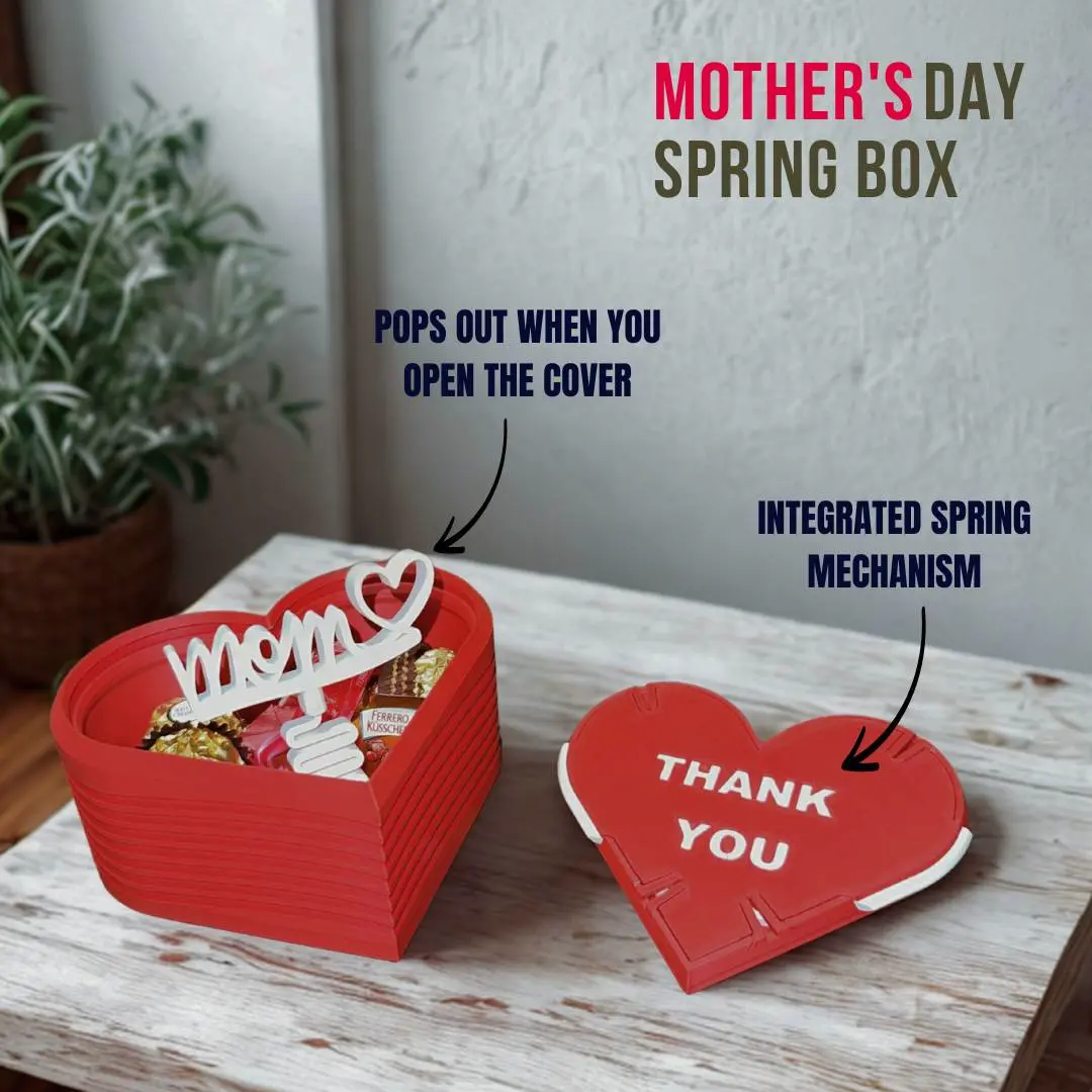 MOTHERSDAY BOX (WITH SPRING MECHANISM) / MOTHERSDAY GIFT