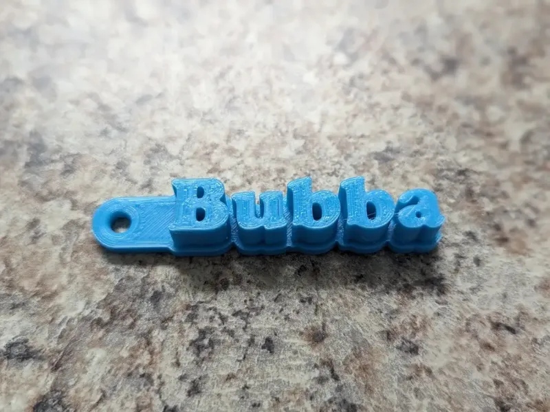 Bubba Keychain