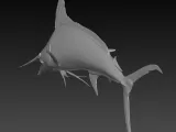 print ready realistic swordfish model-4
