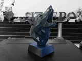 Geometric Wolf Bust-2