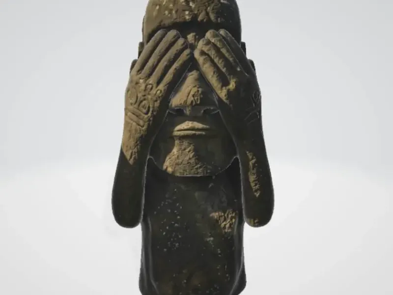 Easter Island Statue (See No Evil )