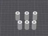 Unthreaded Spacer 1/2" OD, 1" Long-0