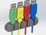 Cable Clip Organizer 4P – 3D Printable STL File-0