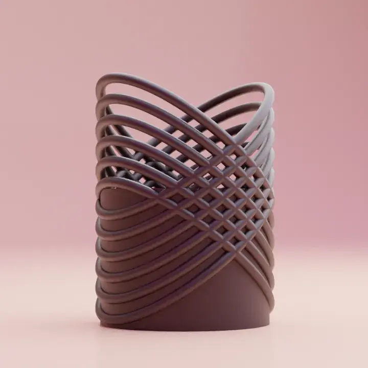 cool pencil holder with rings