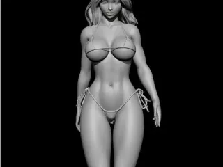 MODEL IN MICRO BIKINI