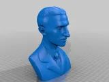 Nikola Tesla Solid Bust -0