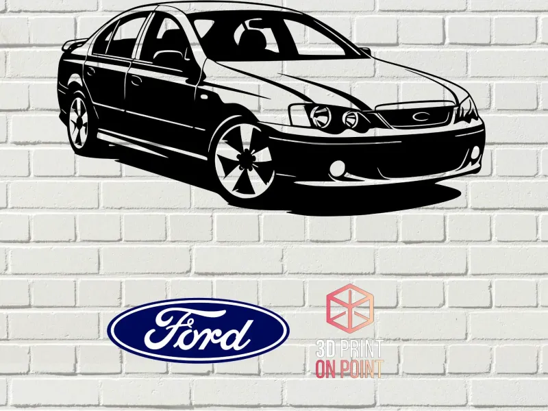 FORD BA FALCON - 2D WALL ART