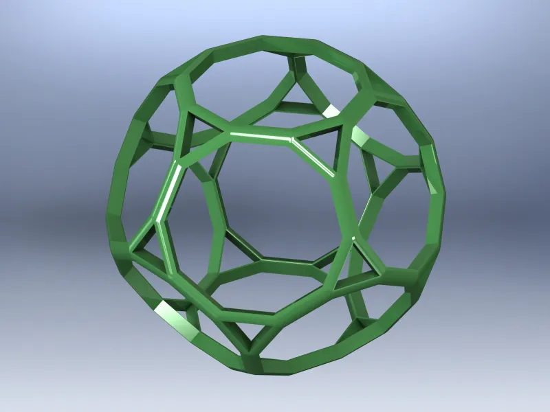 Tel Kafes Şekli Kesik Dodecahedron