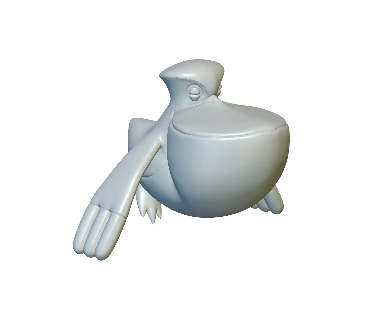 Pokemon Pelipper #279 - Pronto para impressão 3D!