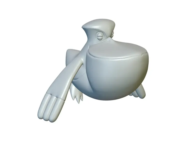 Pokemon Pelipper #279 - Ready for 3D Printing!