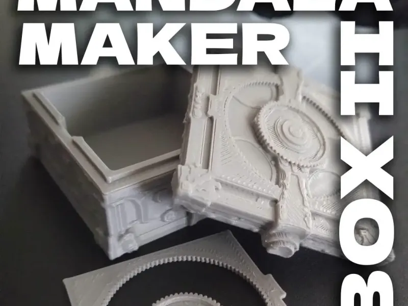 🌀 Mandala Maker Box II — a small box for big order 🌀