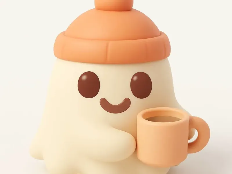 Cute little fall time ghost