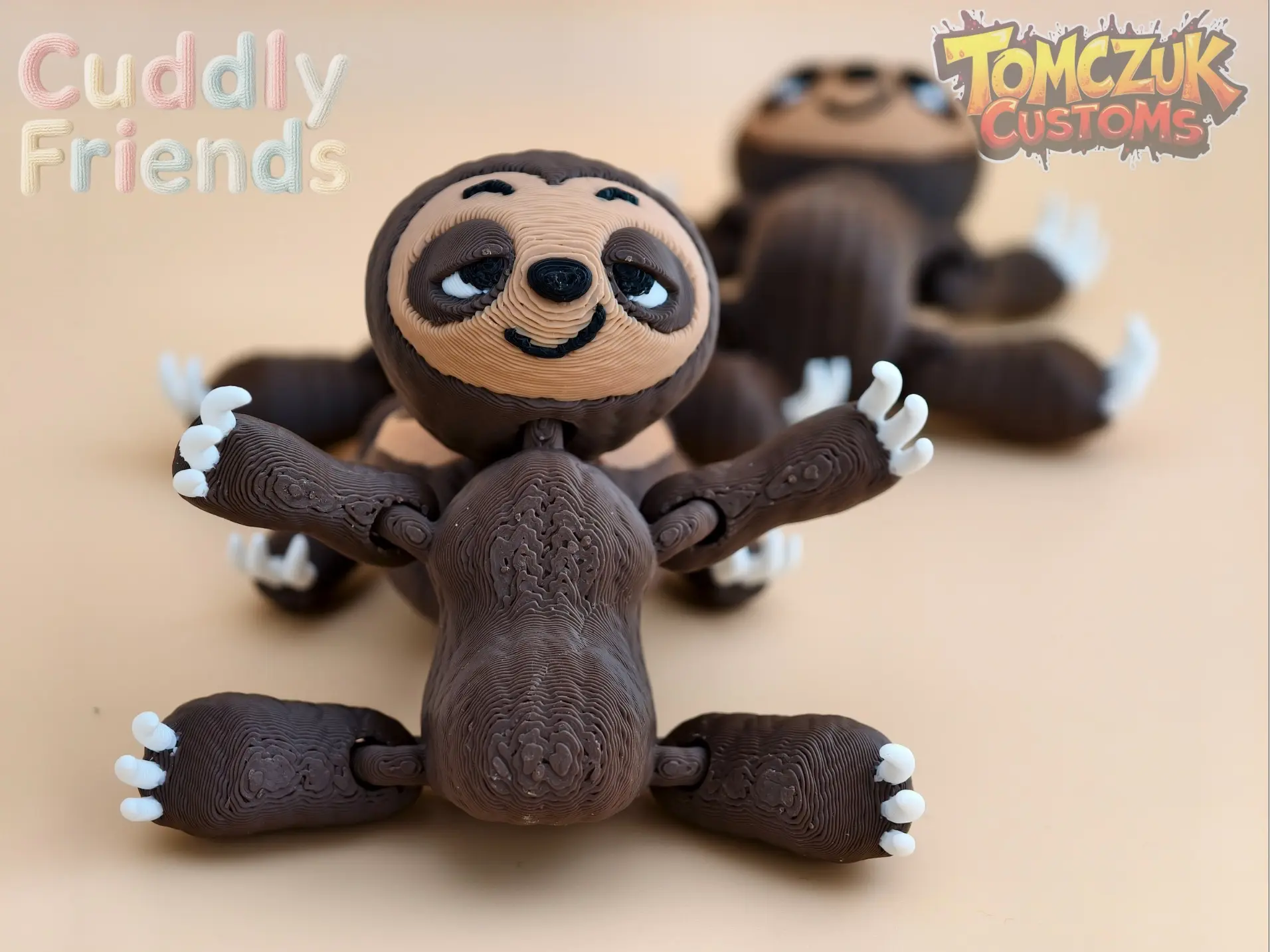 Sloth Printers 3D Printer Files | 3MF File | Sleepy Sloth - Cuddly Friends | Creality ...