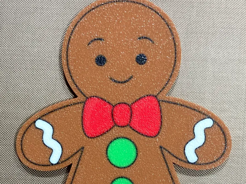 Christmas tree gingerbread ornament