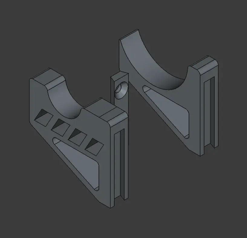 Minimalist Wall-Mounted Baseball Bat Holder