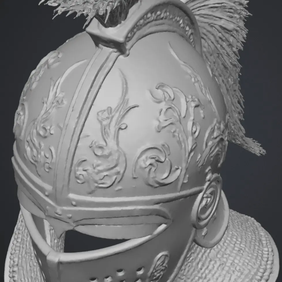 Medieval Dark Knight Helmet