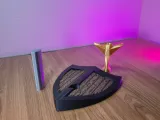 Medieval Shield & Sword Wall Headphone Stand-3