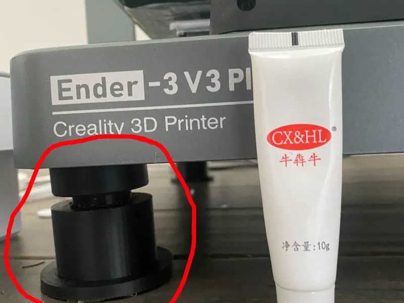 Pies elevadores aún más altos - Ender-3 V3 Plus
