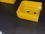 Universal drill battery hanger mountable and with spacers-0