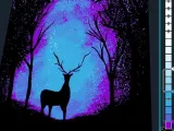 Deer in the forest-0